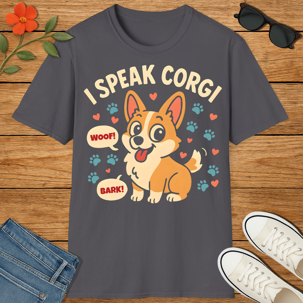I Speak Corgi Graphic Tee
