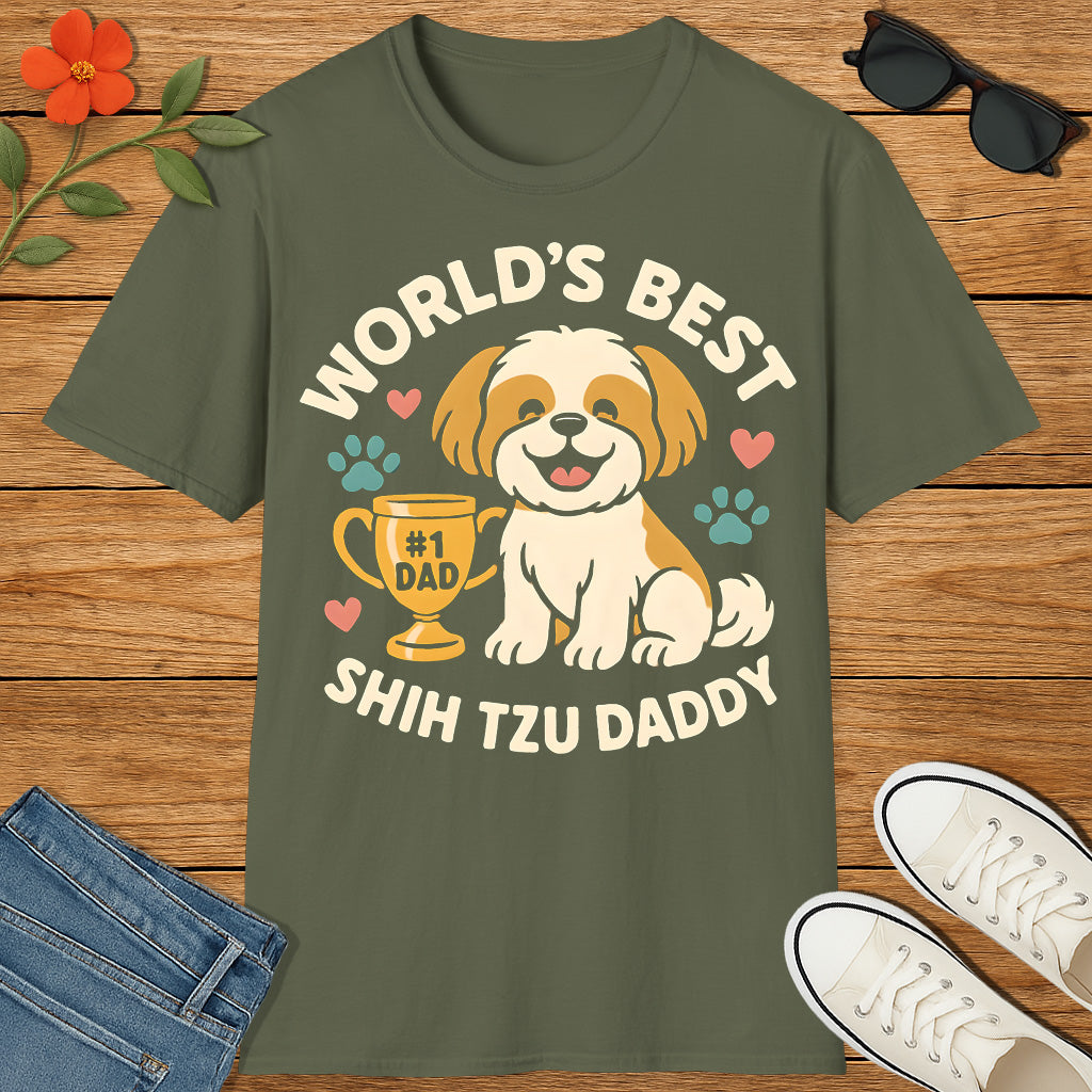 World's Best Shih Tzu Daddy T-Shirt
