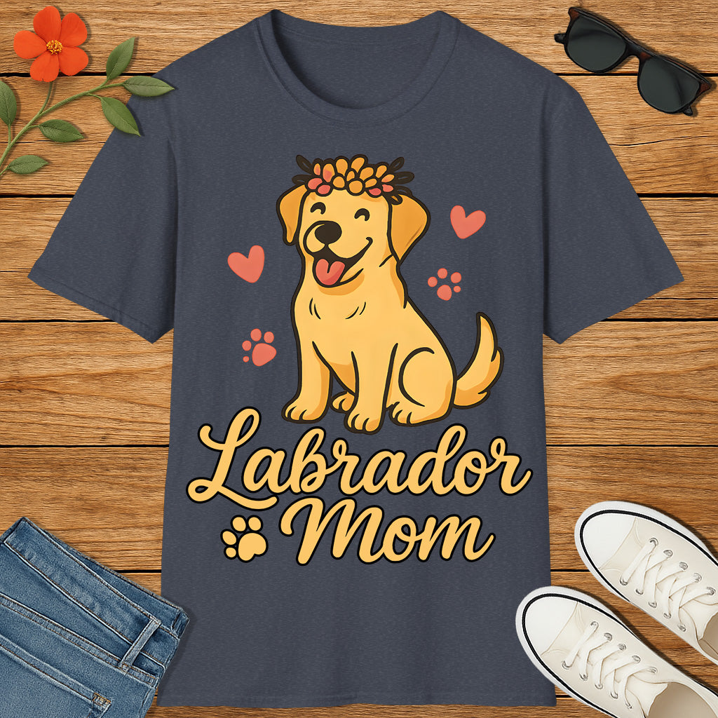 Labrador Mom – Cute Yellow Lab Dog Lover T-Shirt