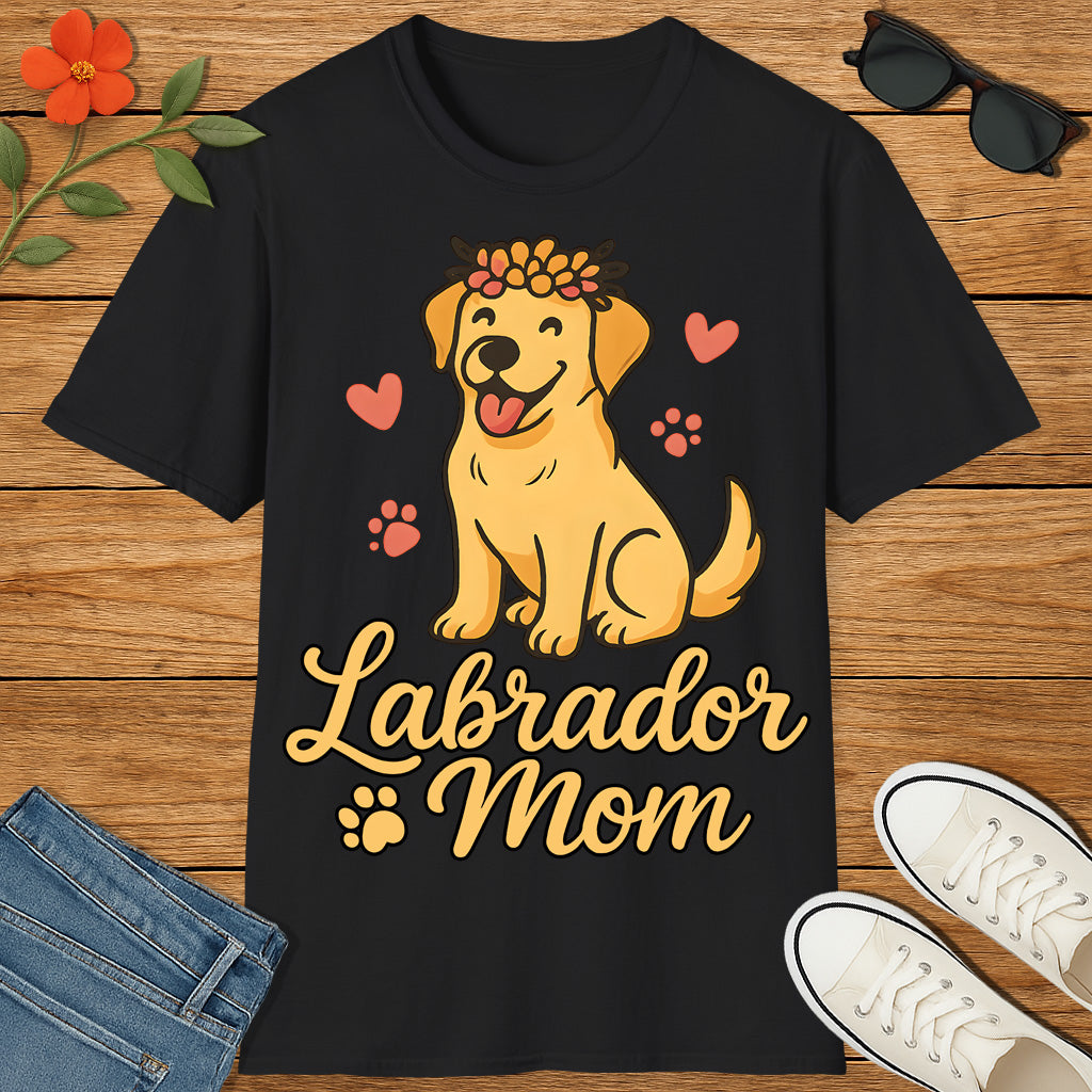 Labrador Mom – Cute Yellow Lab Dog Lover T-Shirt