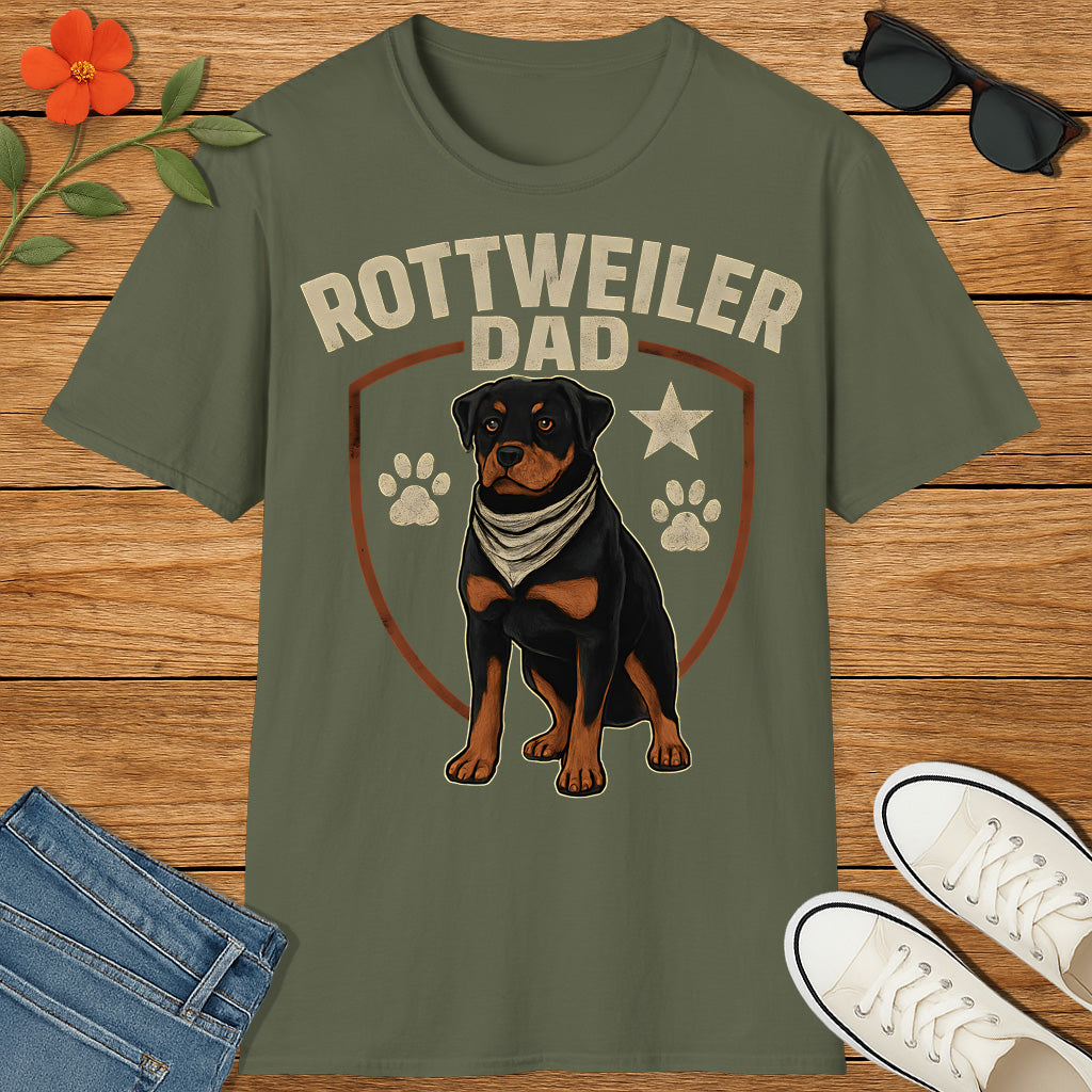 Rottweiler Dad T-Shirt