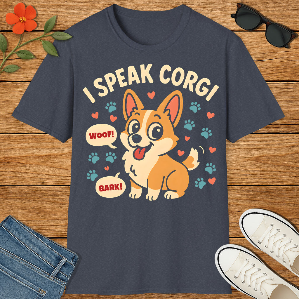 I Speak Corgi Graphic Tee