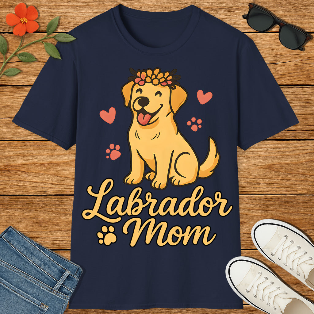 Labrador Mom – Cute Yellow Lab Dog Lover T-Shirt