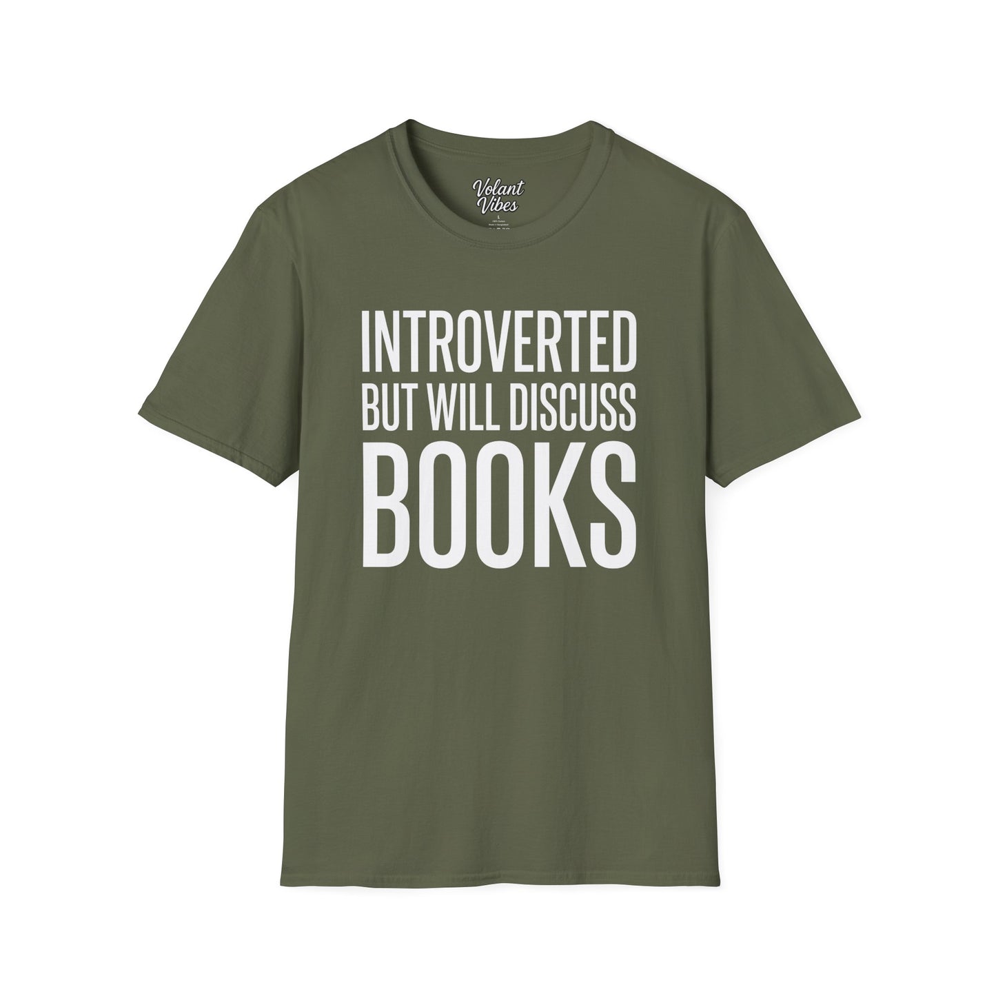 Introverted But Will Discuss Books Tee