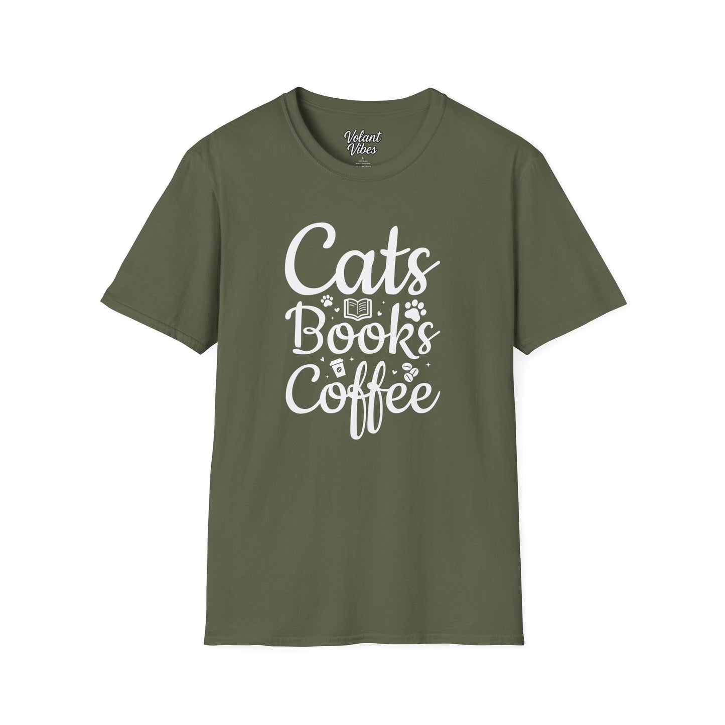 Cats Books Coffee