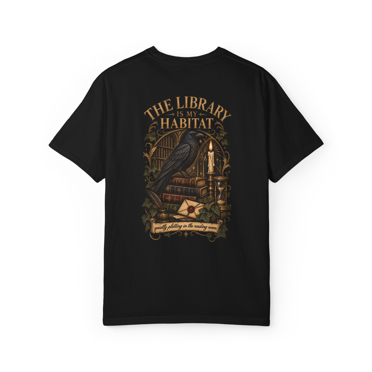 The Library Is My Habitat Tee