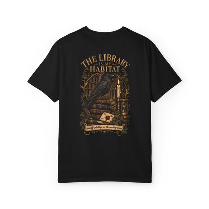The Library Is My Habitat Tee