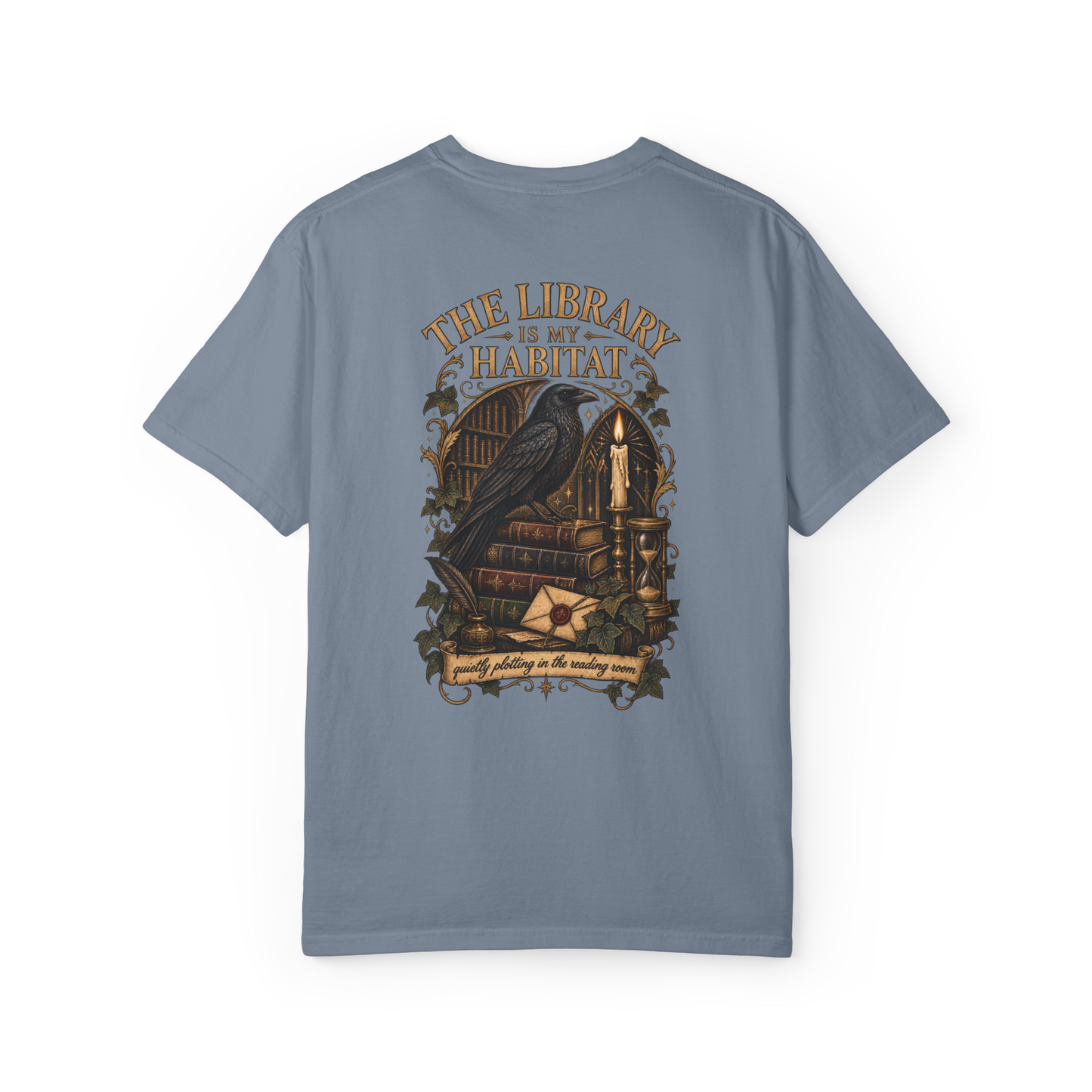 The Library Is My Habitat Tee