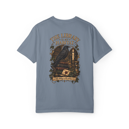The Library Is My Habitat Tee