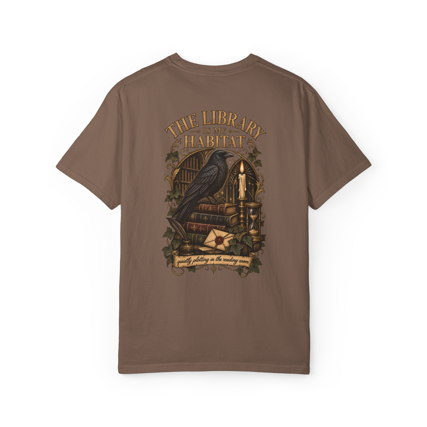 The Library Is My Habitat Tee