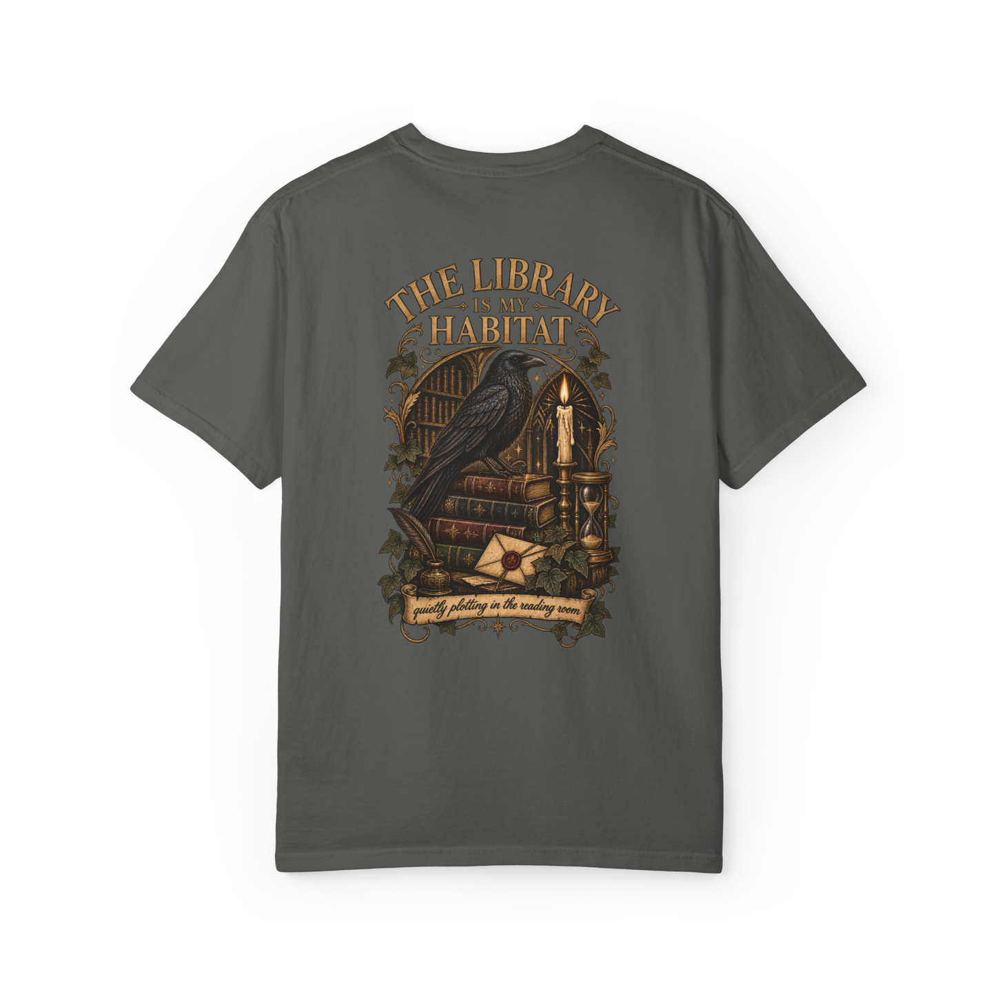 The Library Is My Habitat Tee