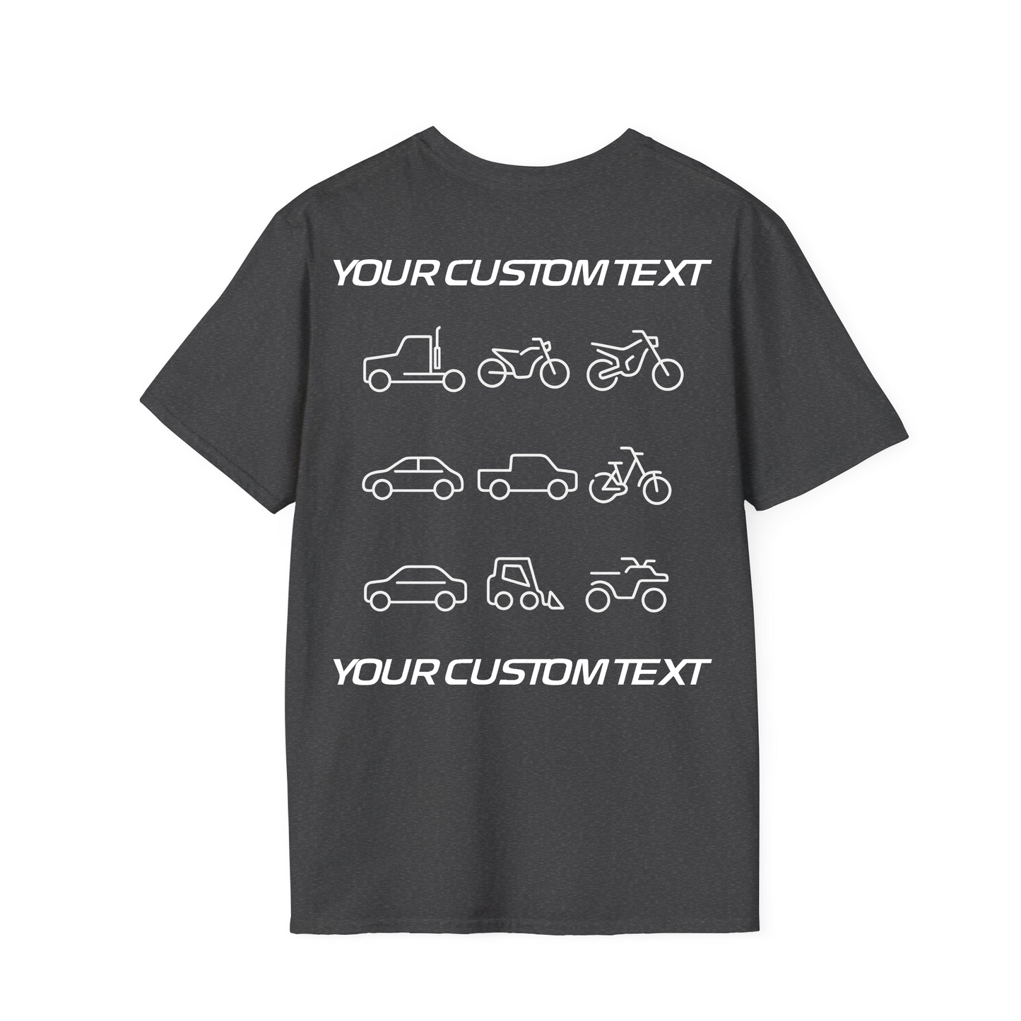 Your Ride. Your Story. Your Tee. Fully Custom