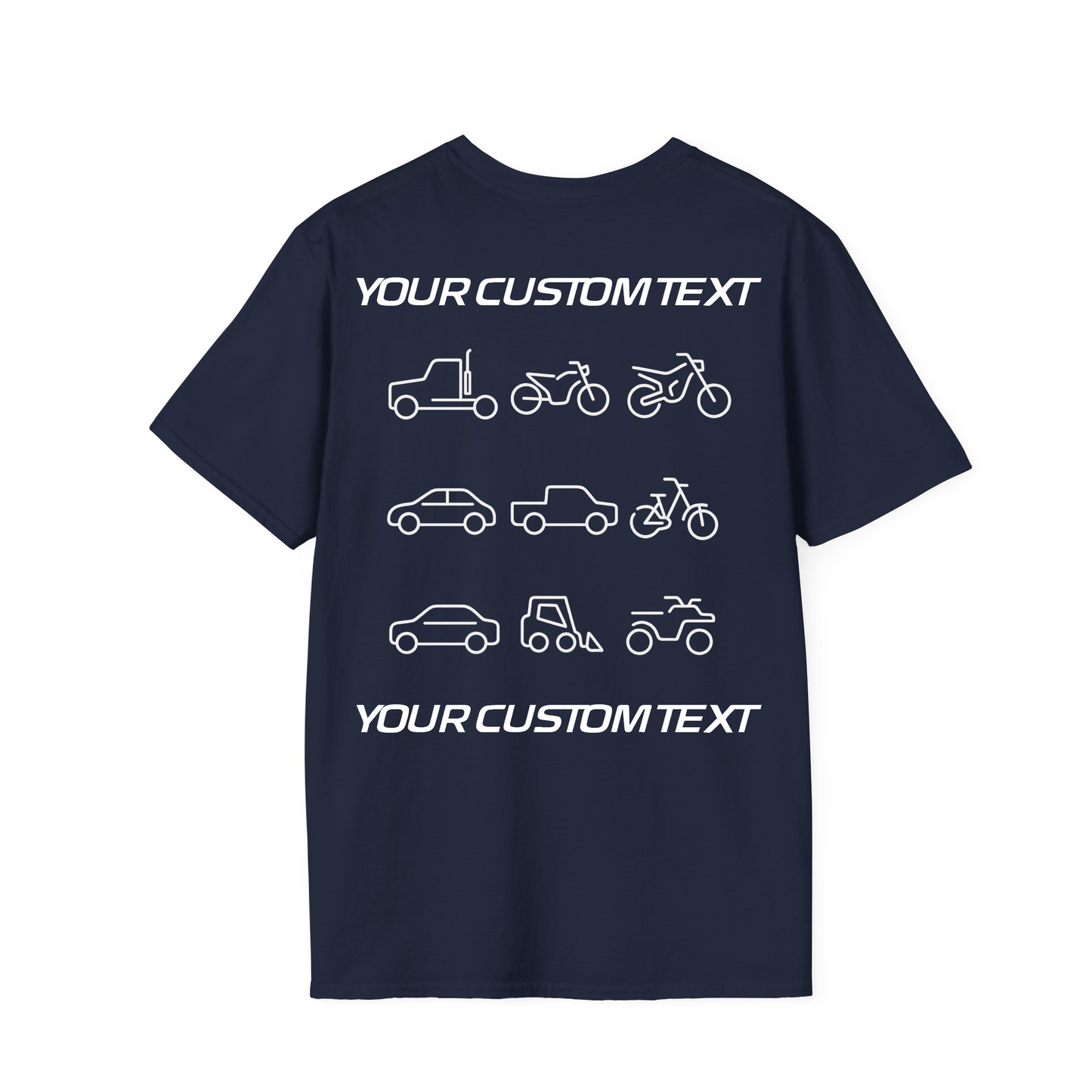 Your Ride. Your Story. Your Tee. Fully Custom