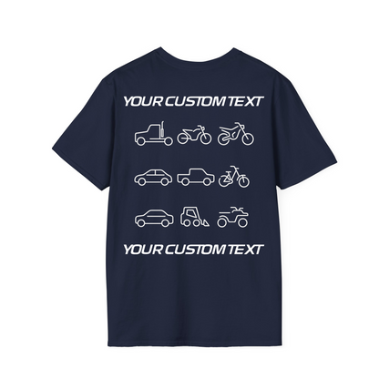 Your Ride. Your Story. Your Tee. Fully Custom