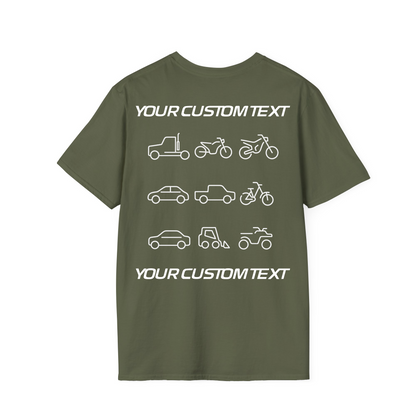 Your Ride. Your Story. Your Tee. Fully Custom