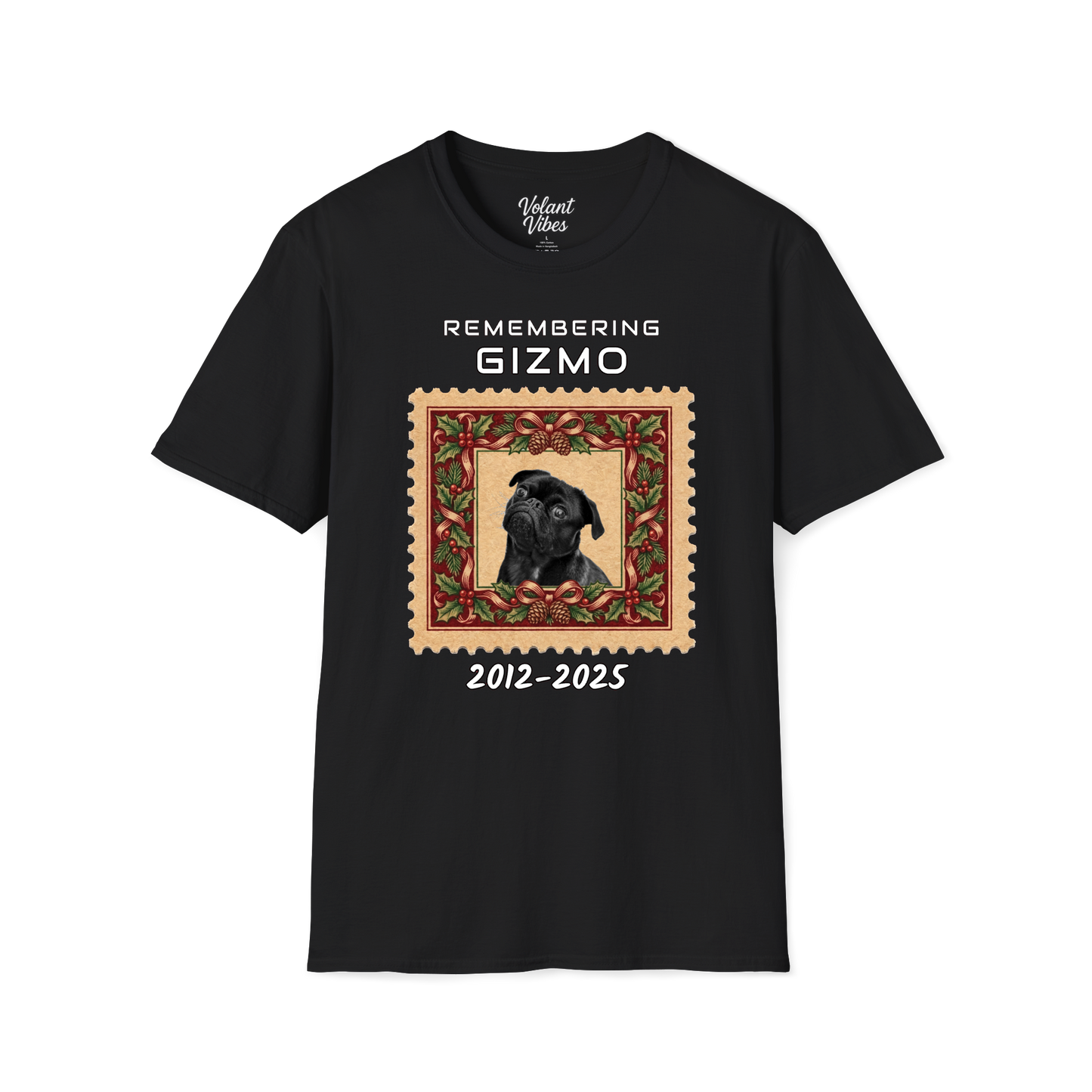 Custom Pet Remembrance T-Shirt Upload Your Photo