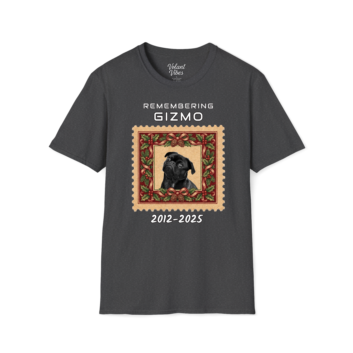 Custom Pet Remembrance T-Shirt Upload Your Photo