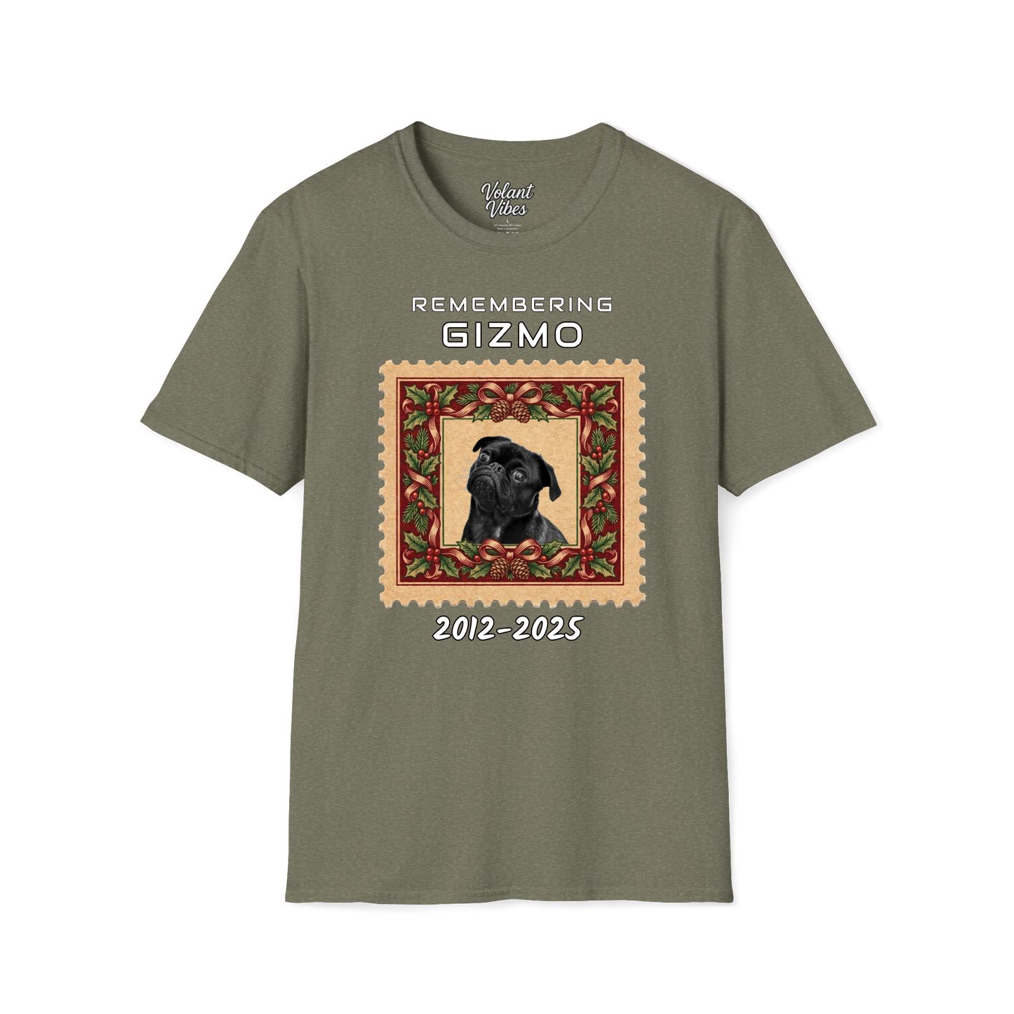 Custom Pet Remembrance T-Shirt Upload Your Photo