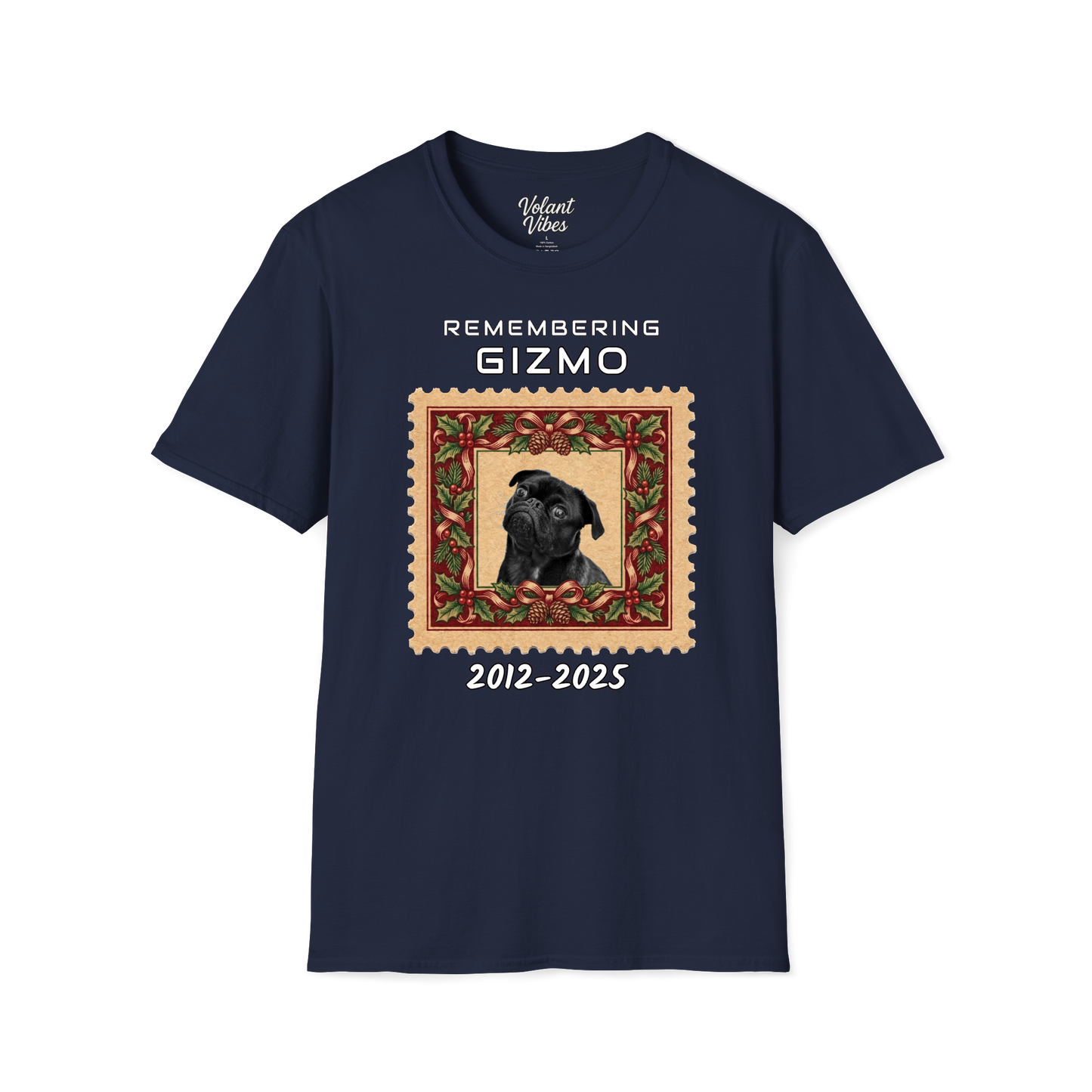 Custom Pet Remembrance T-Shirt Upload Your Photo