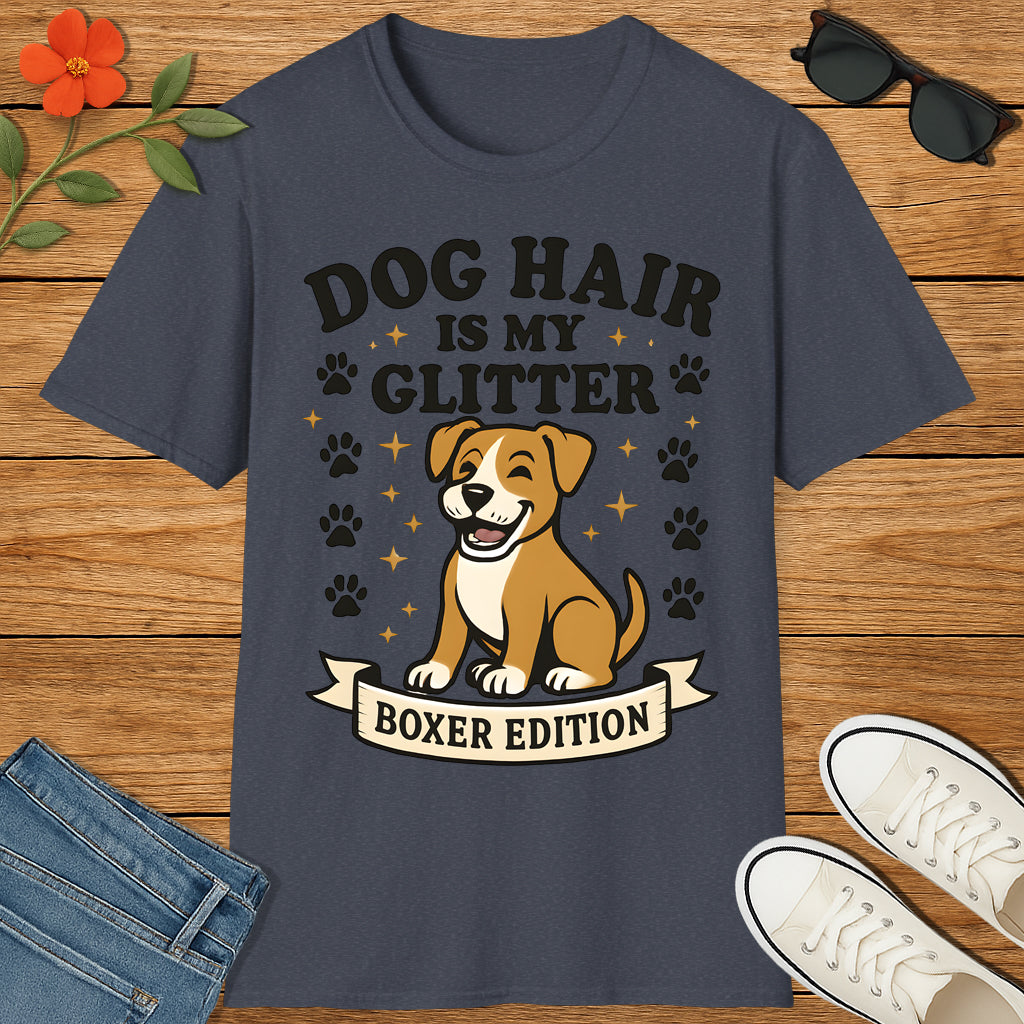 Dog Hair is My Glitter Boxer Edition T-Shirt
