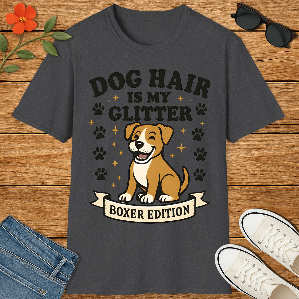 Dog Hair is My Glitter Boxer Edition T-Shirt