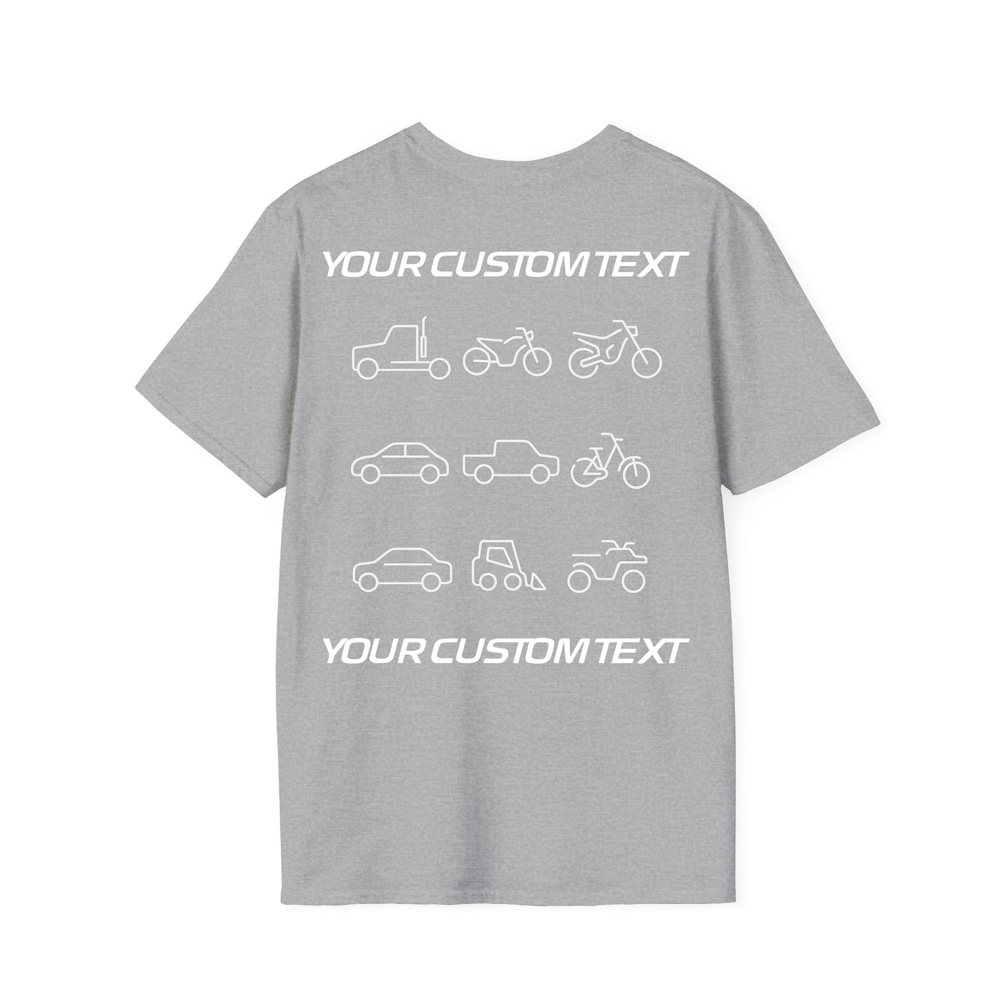 Your Ride. Your Story. Your Tee. Fully Custom
