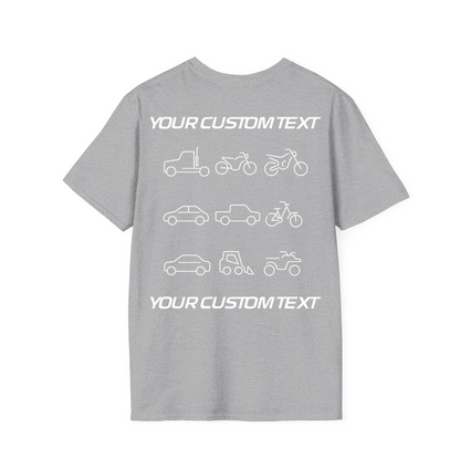 Your Ride. Your Story. Your Tee. Fully Custom